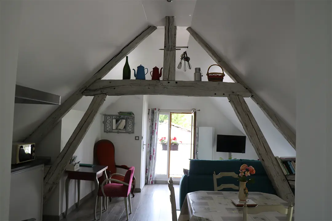 Gîte le Lido appartement le roseline confortable moderne accès jardin et extérieur douche cuisine une chambre séparée lit double endroit tranquille appartement le roseline confortable moderne accès jardin et extérieur douche cuisine une chambre séparée lit double endroit tranquille Le Lido gîte et logement